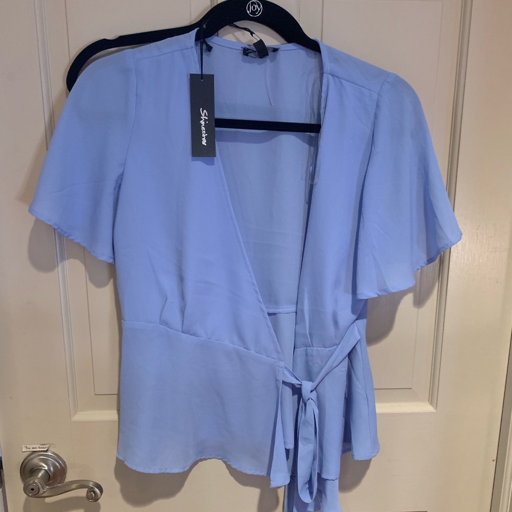 NWT Light Blue Blouse!